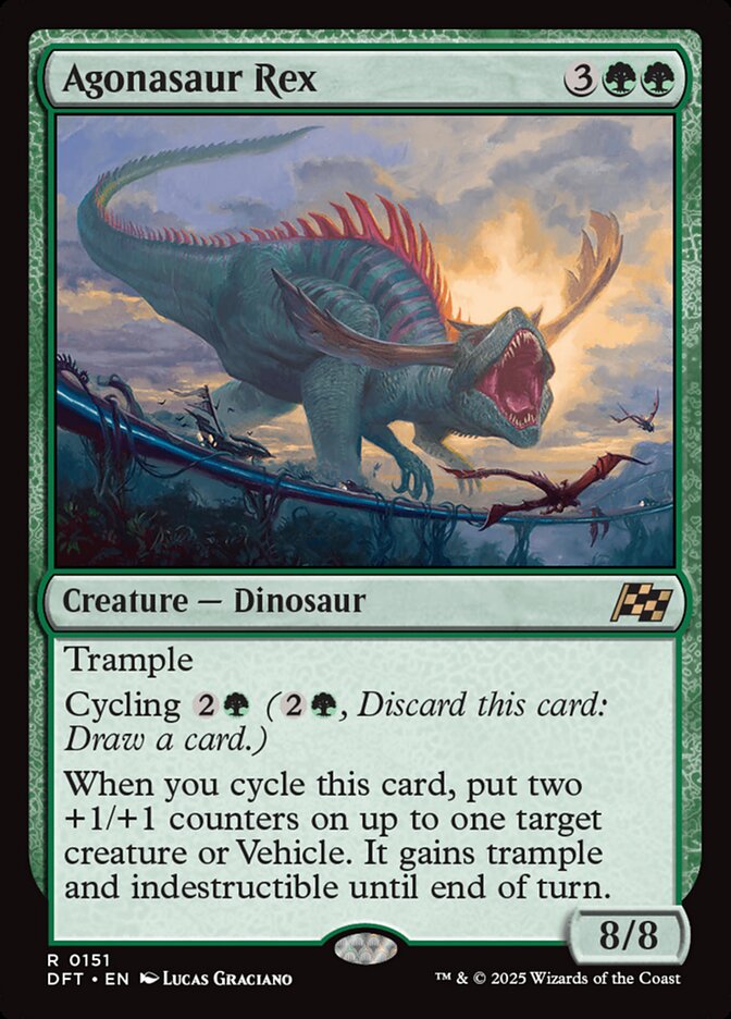 Agonasaur Rex - (Foil): Aetherdrift