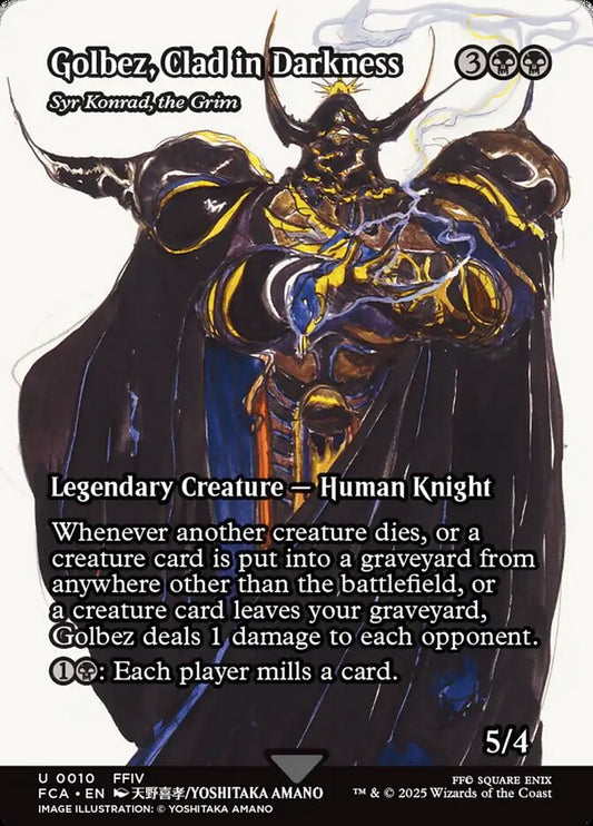 Syr Konrad, the Grim (Golbez, Clad in Darkness) (Borderless): Final Fantasy: Through the Ages