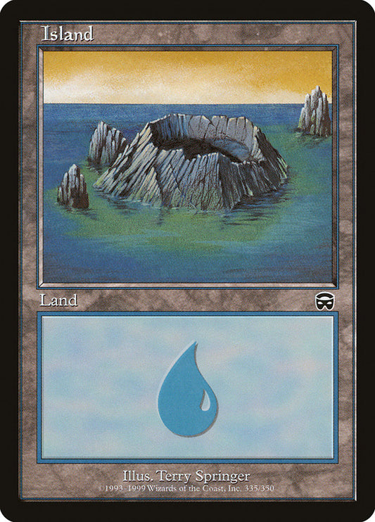 Island (#335) - (Foil): Mercadian Masques
