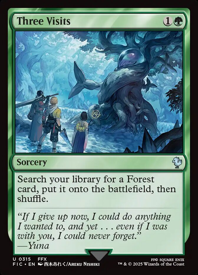 Three Visits: Final Fantasy Commander