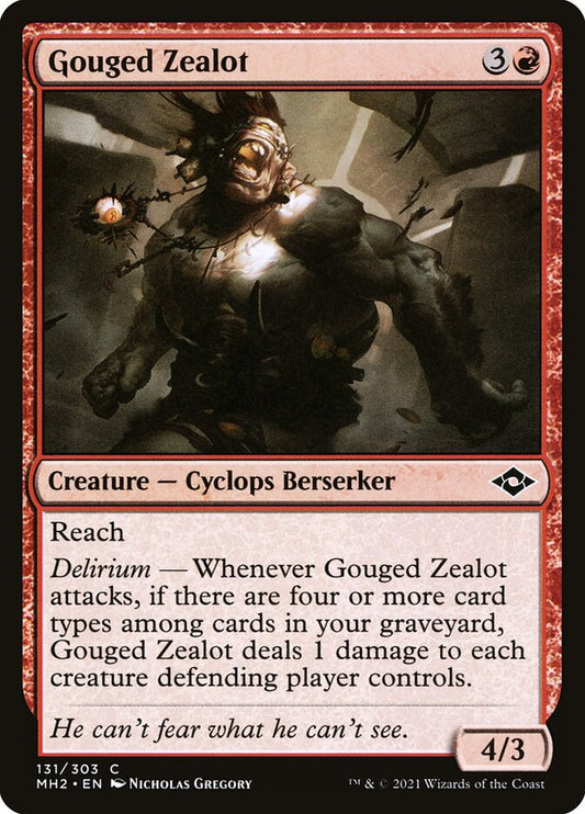 Gouged Zealot: Modern Horizons 2