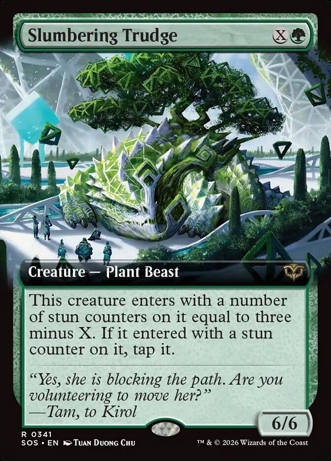 Slumbering Trudge - (Foil): Secrets of Strixhaven