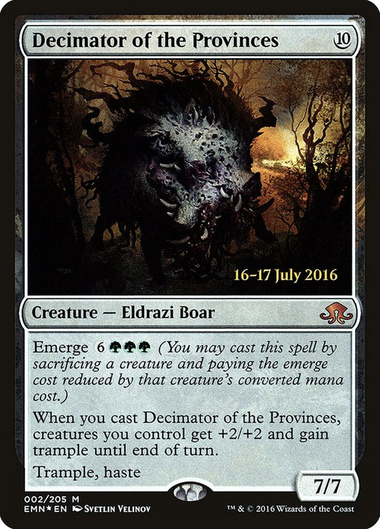 Decimator of the Provinces - (Foil): Eldritch Moon Promos