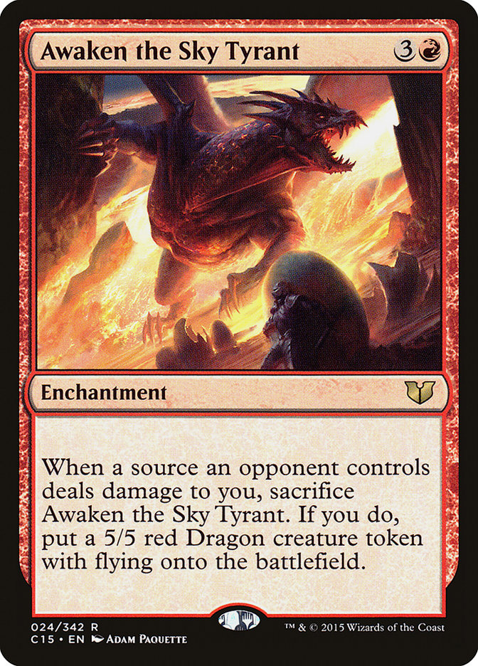 Awaken the Sky Tyrant: Commander 2015