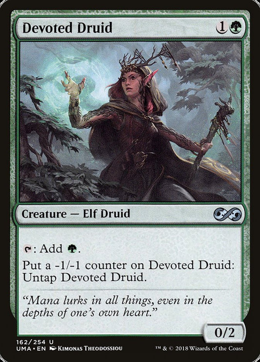 Devoted Druid - (Foil): Ultimate Masters