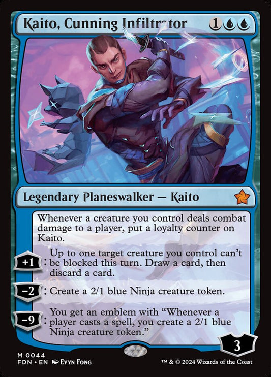 Kaito, Cunning Infiltrator - (Foil): Foundations