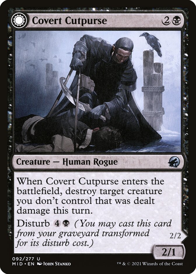 Covert Cutpurse // Covetous Geist: Innistrad: Midnight Hunt