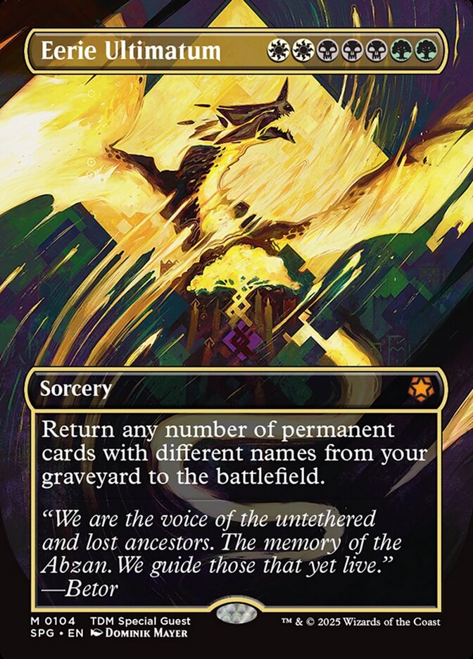 Eerie Ultimatum (Borderless) - (Foil): Special Guests