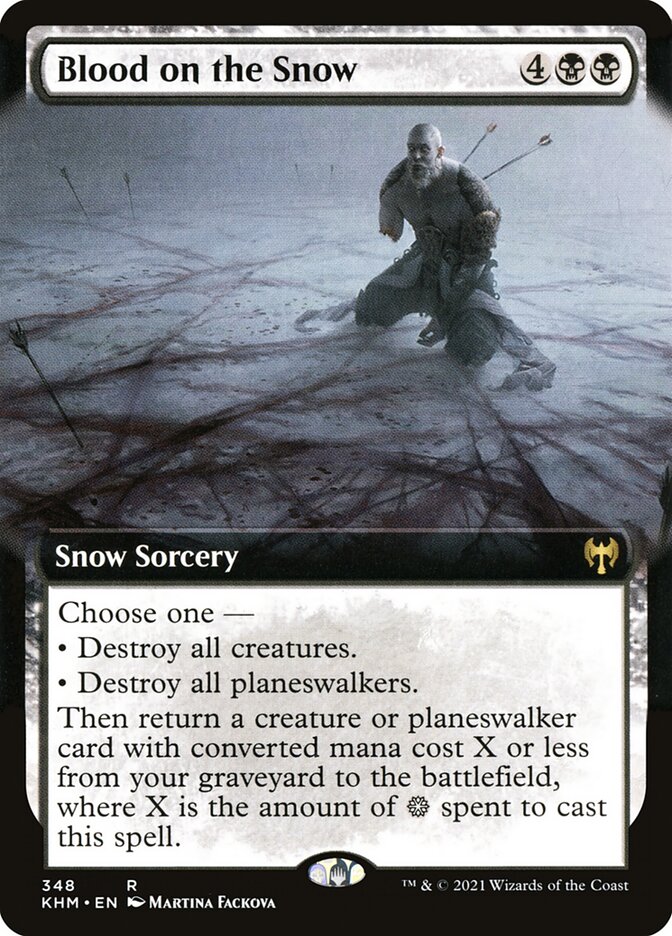 Blood on the Snow (Extended Art) - (Foil): Kaldheim