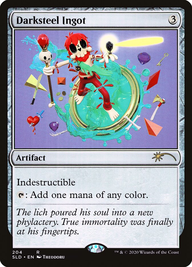 Darksteel Ingot (Secret Lair) - (Foil): Secret Lair Drop