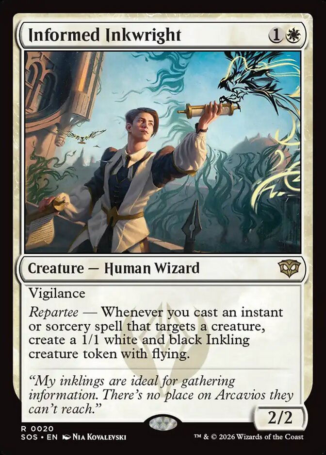 Informed Inkwright - (Foil): Secrets of Strixhaven