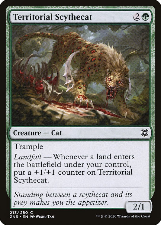 Territorial Scythecat: Zendikar Rising