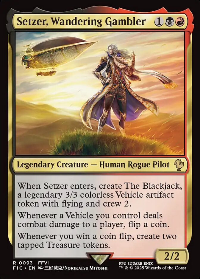 Setzer, Wandering Gambler: Final Fantasy Commander