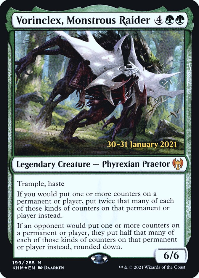 Vorinclex, Monstrous Raider (Prerelease) (Kaldheim) - (Foil): Kaldheim Promos