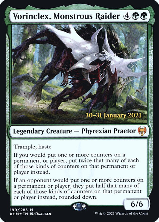 Vorinclex, Monstrous Raider (Prerelease) (Kaldheim) - (Foil): Kaldheim Promos
