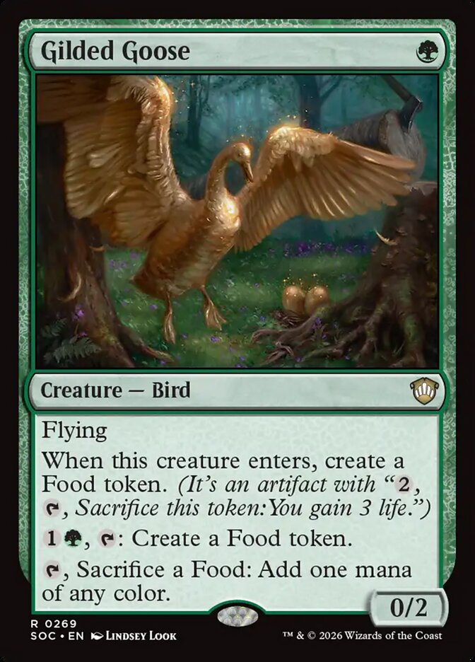 Gilded Goose: Secrets of Strixhaven Commander