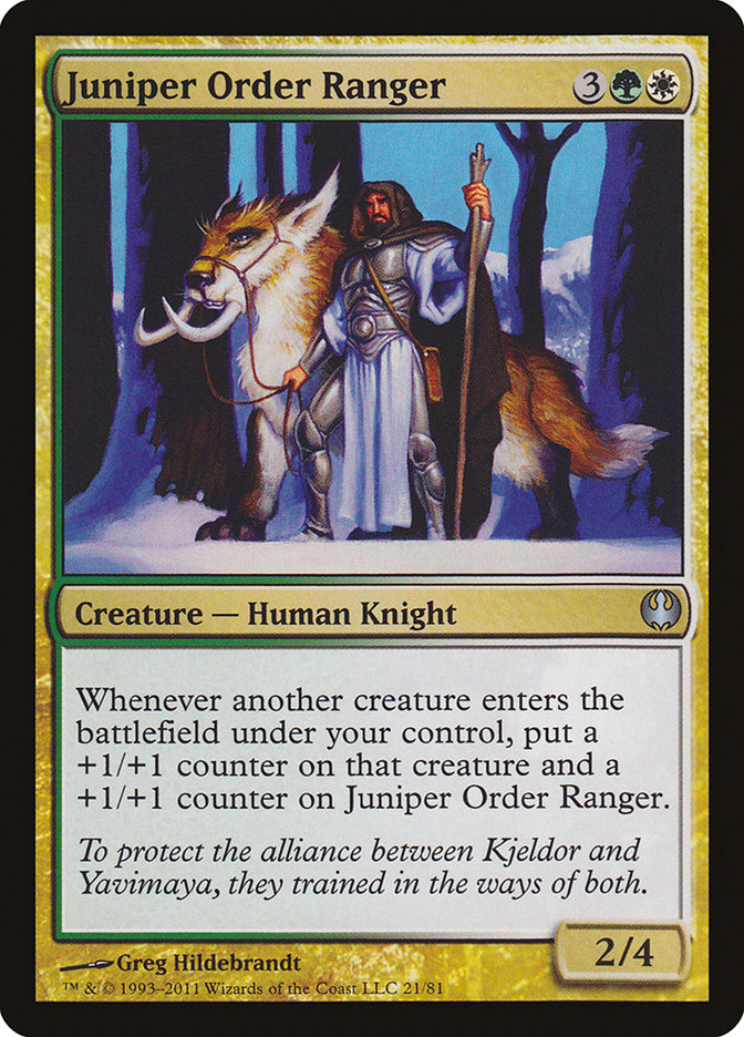 Juniper Order Ranger: Duel Decks: Knights vs. Dragons