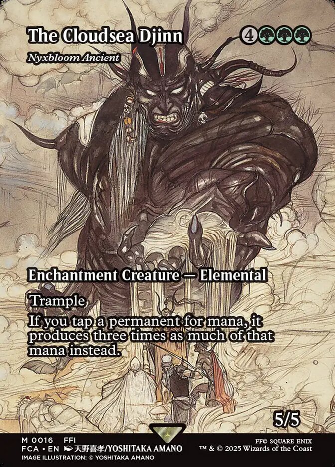 Nyxbloom Ancient (The Cloudsea Djinn) (Borderless): Final Fantasy: Through the Ages