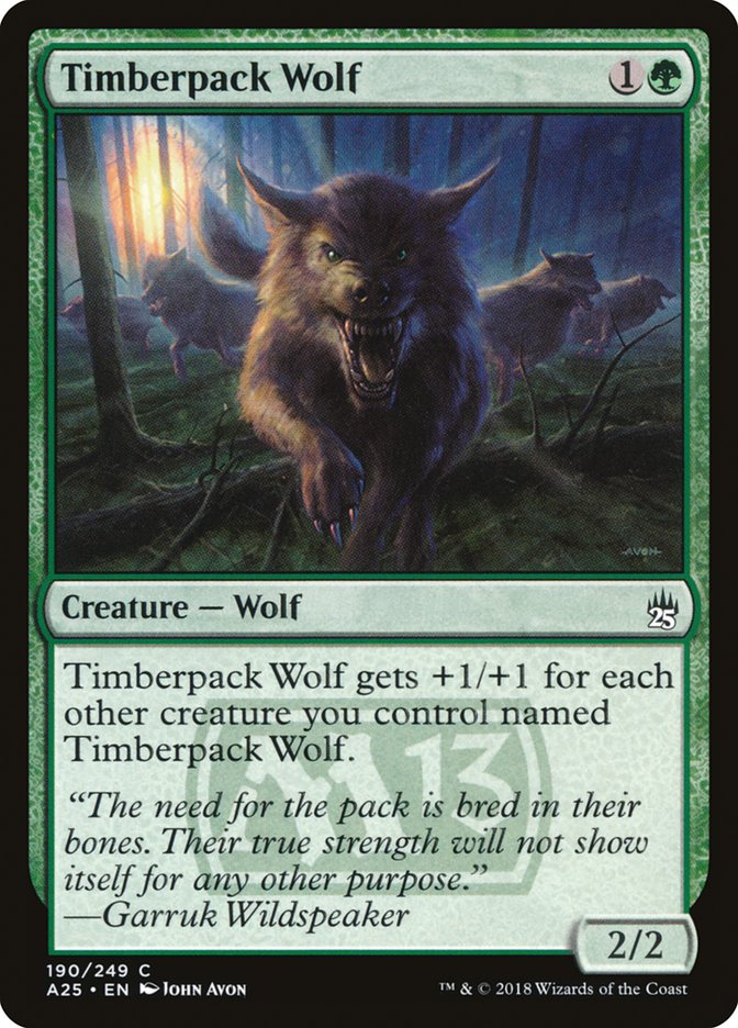 Timberpack Wolf - (Foil): Masters 25