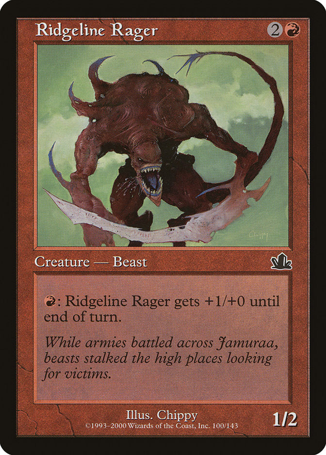 Ridgeline Rager - (Foil): Prophecy