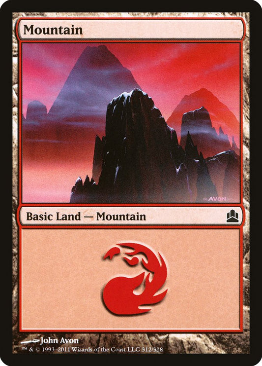 Mountain (#312): Commander 2011