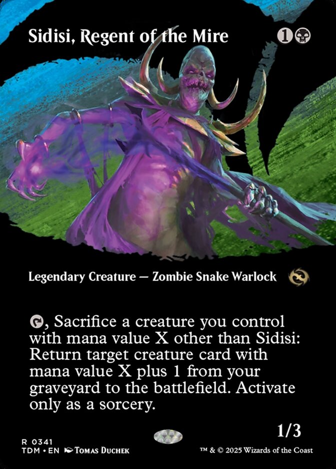Sidisi, Regent of the Mire (Borderless): Tarkir: Dragonstorm