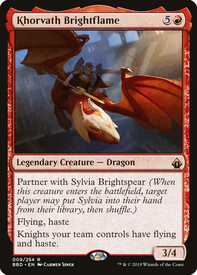 Khorvath Brightflame - (Foil): Battlebond