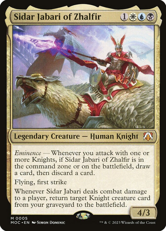 Sidar Jabari of Zhalfir: March of the Machine Commander