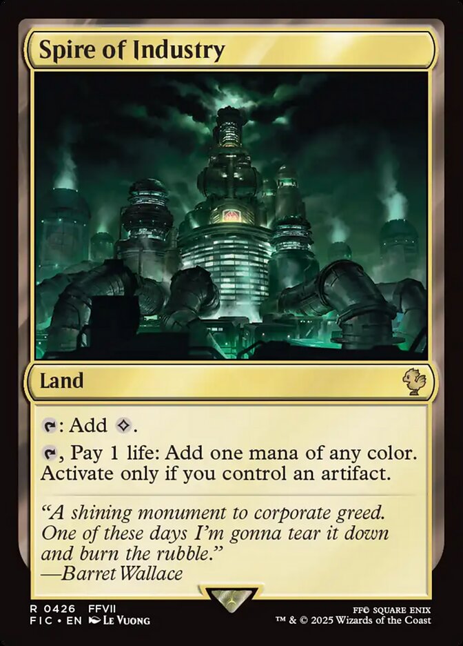 Spire of Industry (Surge Foil) - (Foil): Final Fantasy Commander
