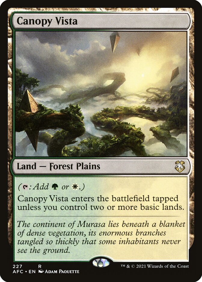 Canopy Vista: Forgotten Realms Commander