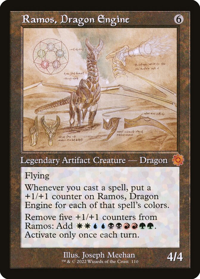 Ramos, Dragon Engine (#110) (Retro Frame): The Brothers' War Retro Artifacts
