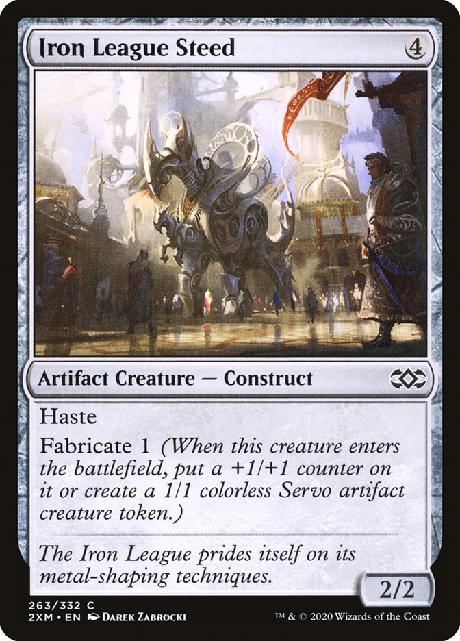 Iron League Steed - (Foil): Double Masters