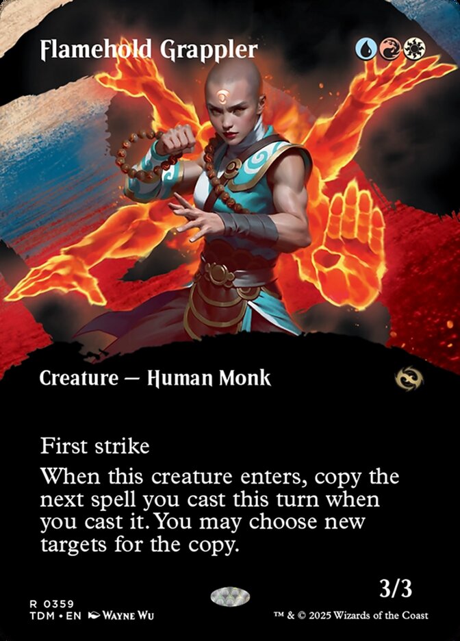 Flamehold Grappler (Borderless): Tarkir: Dragonstorm