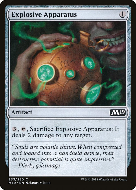 Explosive Apparatus - (Foil): Core Set 2019
