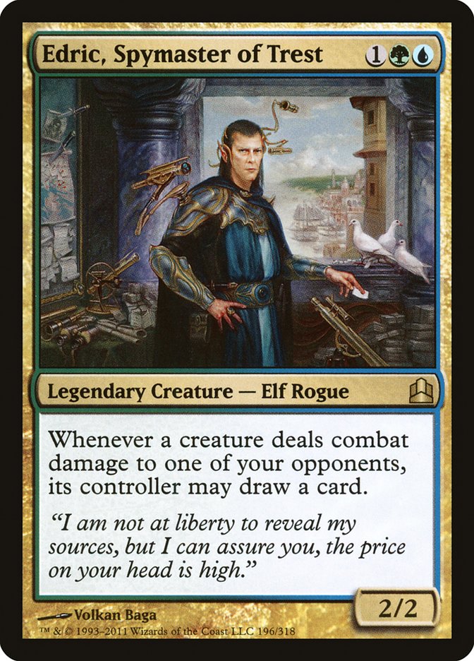 Edric, Spymaster of Trest: Commander 2011