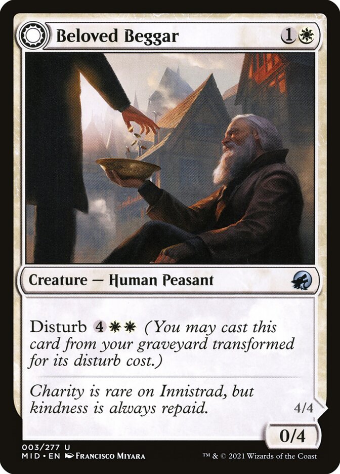 Beloved Beggar // Generous Soul: Innistrad: Midnight Hunt