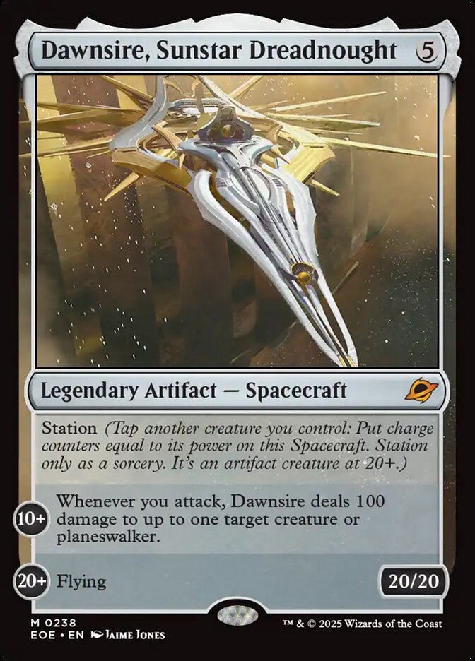 Dawnsire, Sunstar Dreadnought - (Foil): Edge of Eternities