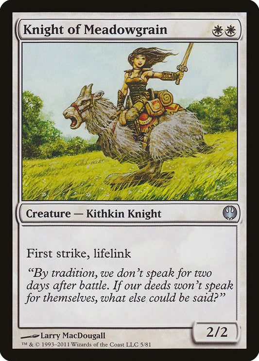 Knight of Meadowgrain: Duel Decks: Knights vs. Dragons