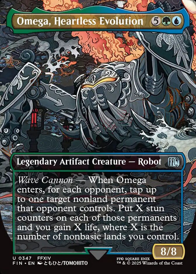 Omega, Heartless Evolution (#347) (Borderless) - (Foil): Final Fantasy