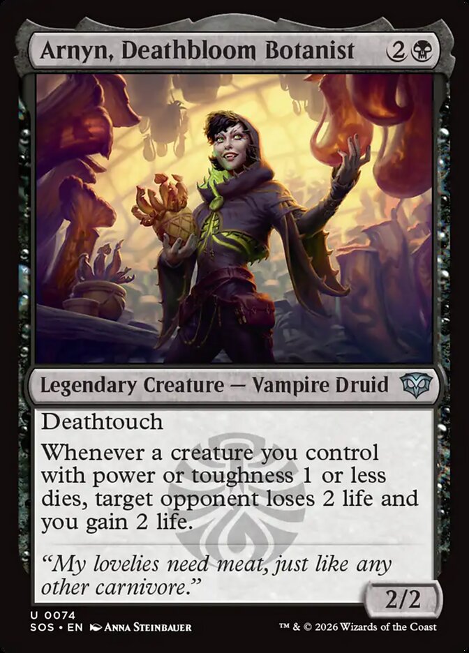 Arnyn, Deathbloom Botanist: Secrets of Strixhaven