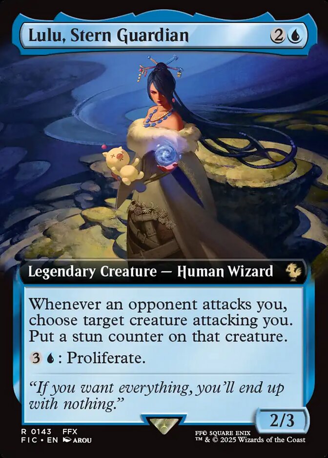 Lulu, Stern Guardian (Extended Art) - (Foil): Final Fantasy Commander