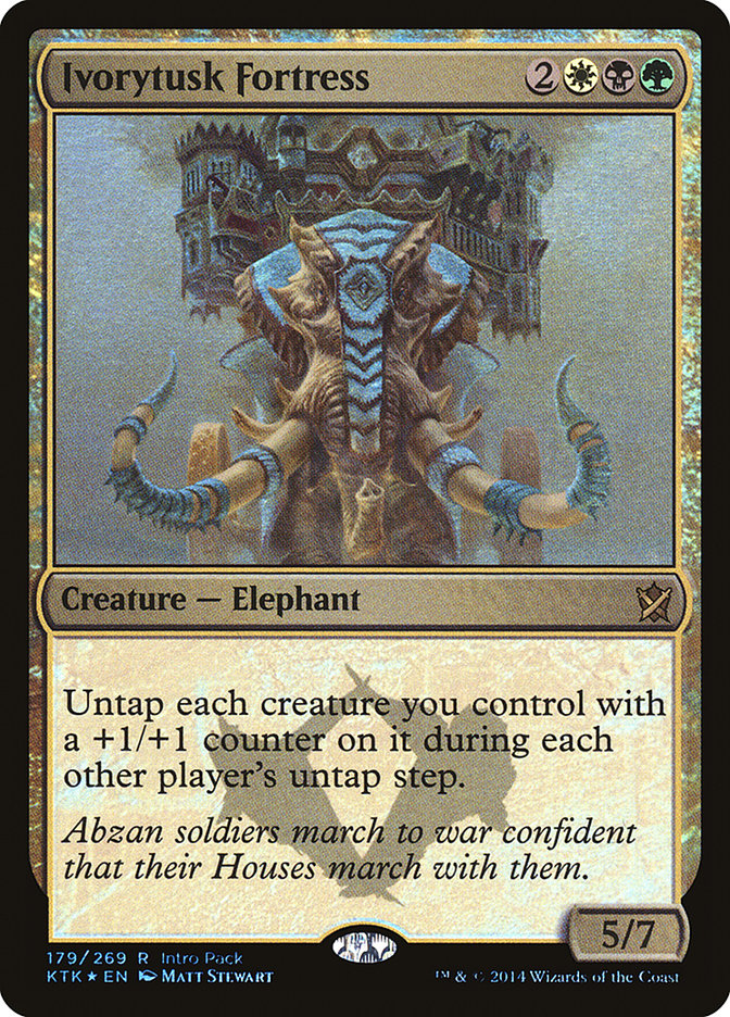 Ivorytusk Fortress (Intro Pack) - (Foil): Khans of Tarkir Promos
