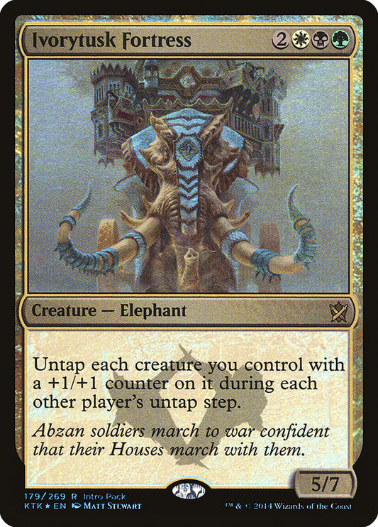 Ivorytusk Fortress (Intro Pack) - (Foil): Khans of Tarkir Promos