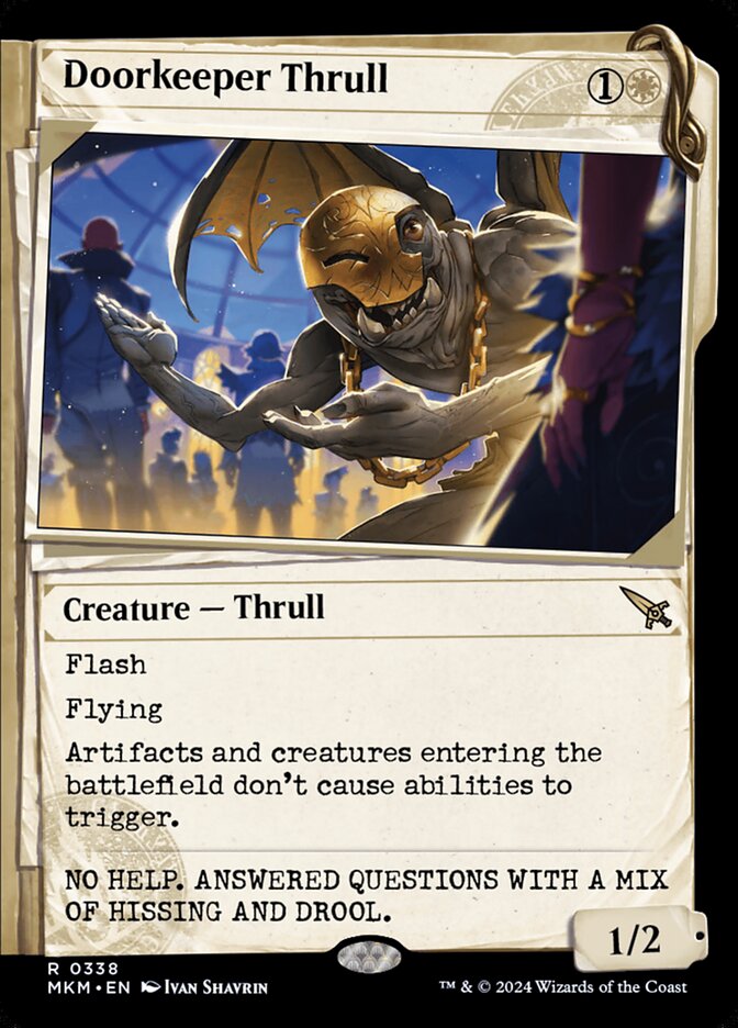 Doorkeeper Thrull (#338) - (Foil): Murders at Karlov Manor