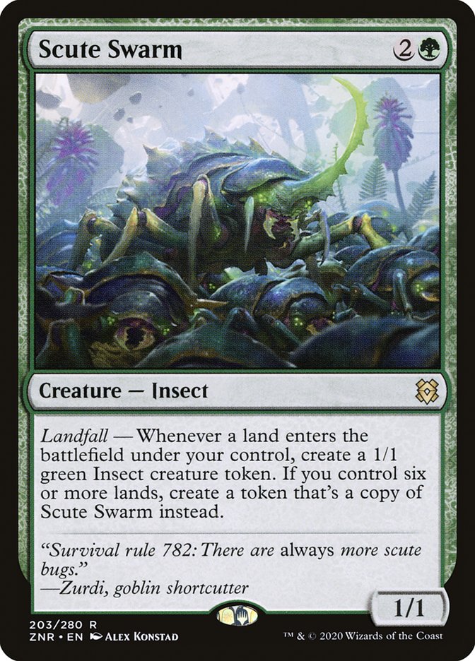 Scute Swarm: Zendikar Rising