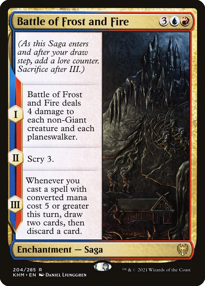 Battle of Frost and Fire - (Foil): Kaldheim