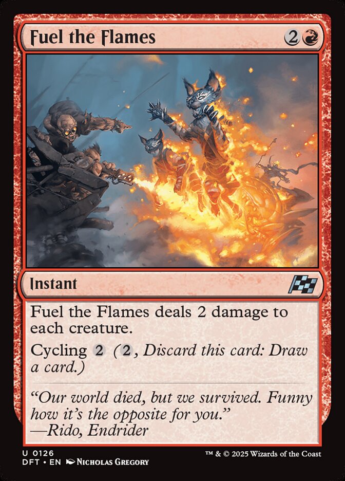 Fuel the Flames - (Foil): Aetherdrift
