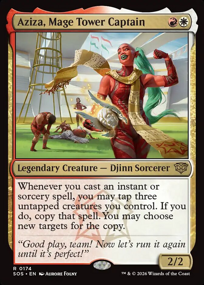 Aziza, Mage Tower Captain: Secrets of Strixhaven
