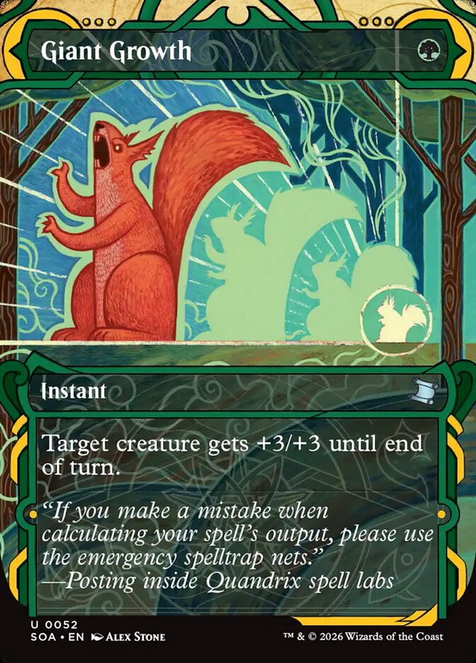 Giant Growth: Secrets of Strixhaven Mystical Archive