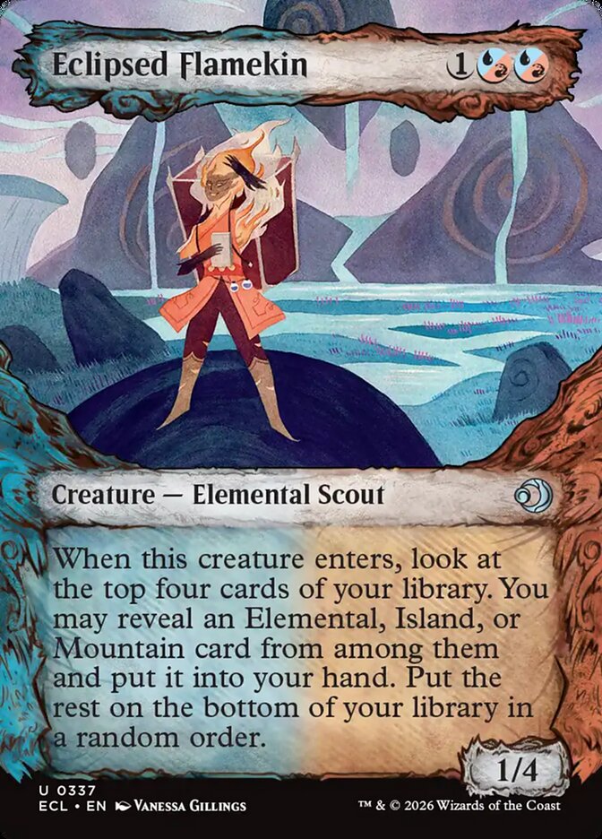 Eclipsed Flamekin: Lorwyn Eclipsed